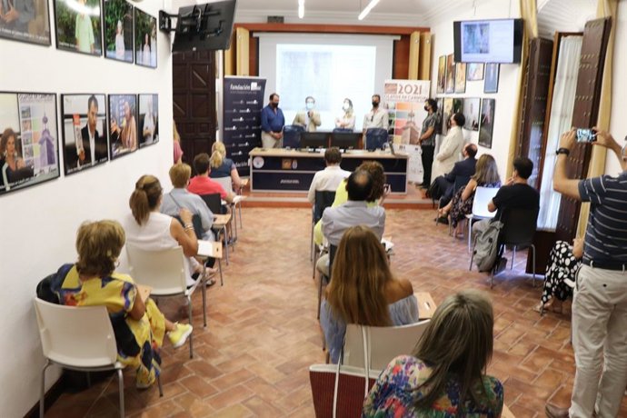 Una de las aulas en las que se imparten los Cursos de Verano de la UPO en Carmona (Sevilla)