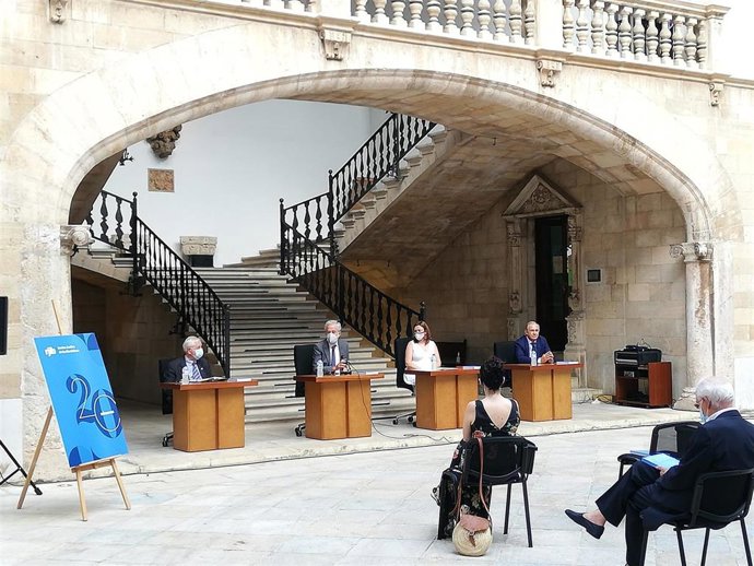 La consellera Mercedes Garrido en el acto.