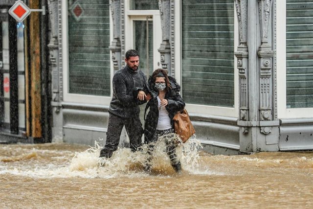 Inundaciones en Bélgica provocadas por las fuertes lluvias