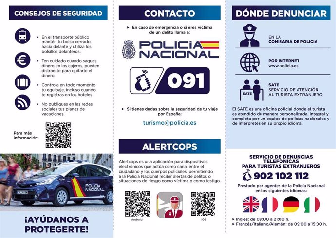La Unidad de Participación Ciudadana de la Policía Nacional inicia en La Rioja la Campaña 'Vacaciones Seguras'.
