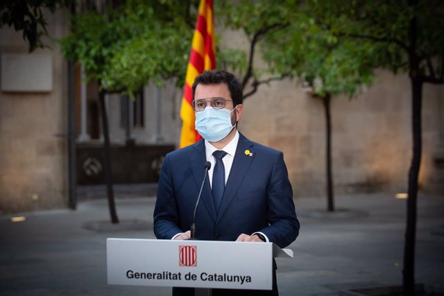 Arxiu - El president de la Generalitat, Pere Aragonès
