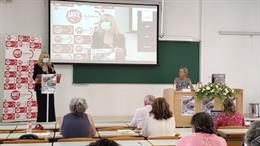 Carmen Castilla en las jornadas sobre teletrabajo celebrada en Cádiz