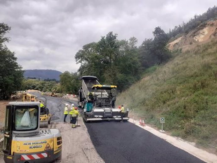 Reabre al tráfico la N-634 entre Cornellana y Salas cerrada por el argayo de Casazorrina