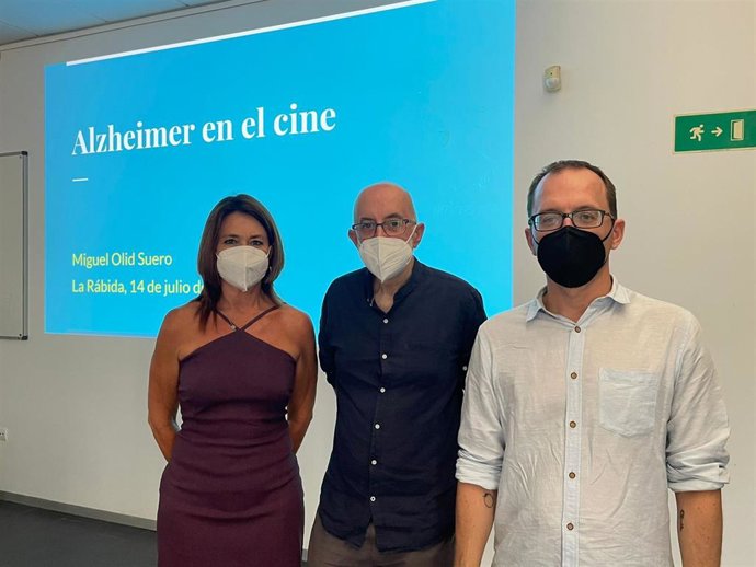 María Jesús Rojas, Miguel Olid y Manuel H. Martin.