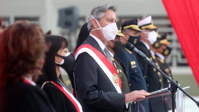 Archivo - El presidente de Perú, Francisco Sagasti.
