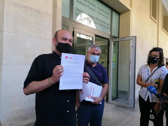 Manolo Copé (Esquerra Unida) en Alicante -foto de archivo-