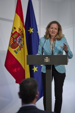 Arxiu - La vicepresidenta primera i ministra d'Afers Econmics i Transformació Digital, Nadia Calviño