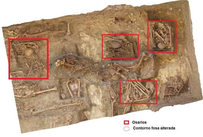 Hallazgos de restos de represaliados en el antiguo cementerio de Jimena.