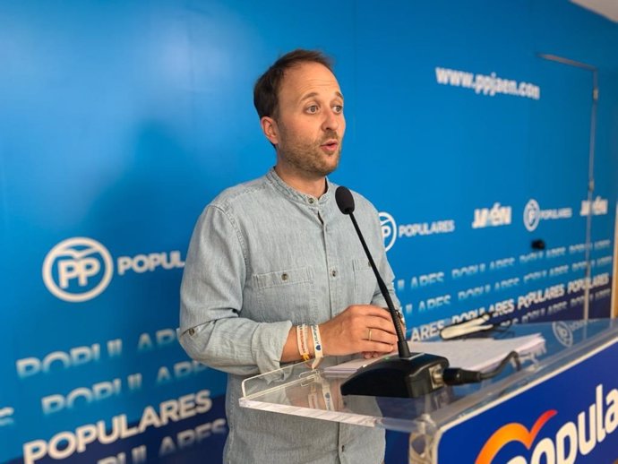 El presidente provincial del PP de Jaén, Erik Domínguez.