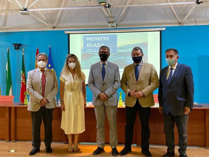 Antonio Sanz en la presentación de ATLAZUL