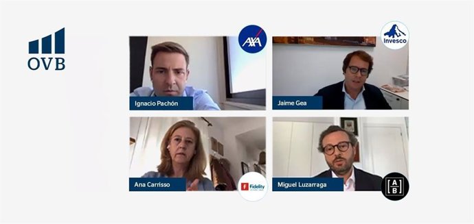 Los ponentes de las gestoras de fondos en la mesa redonda de OVB