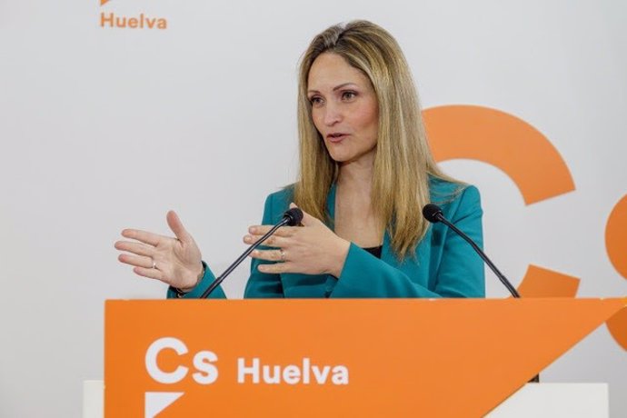 La coordinadora de Cs en Huelva y diputada provincial, María Ponce.