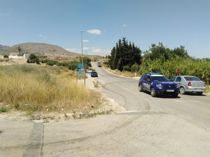 Imágenes del lugar del accidente facilitadas por Protección Civil de Fortuna