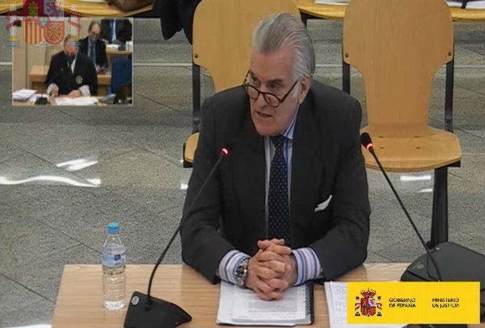 Archivo - El ex tesorero del PP Luis Bárcenas declara en el juicio sobre la presunta 'caja b' del Partido Popular en la Audiencia Nacional