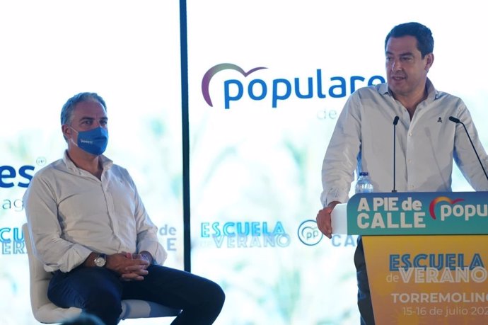 El presidente del PP-A y de la Junta de Andalucía, Juanma Moreno.