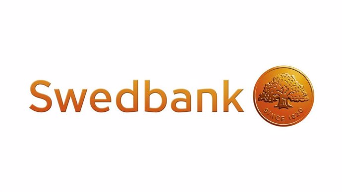 Archivo - Logo del banco sueco Swedbank.