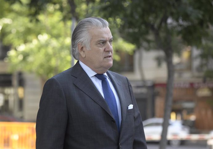 El ex tesorero del PP Luis Bárcenas comparece en la Audiencia Nacional en el marco de la investigación sobre las presuntas donaciones finalistas a la 'caja b'.
