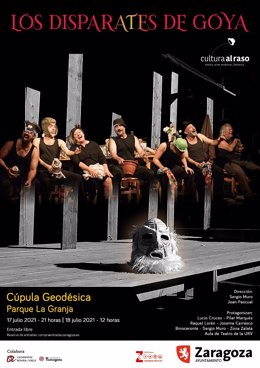La Cúpula Geodésica del parque de La Granja se estrena este sábado con 'Los Disparates de Goya'.