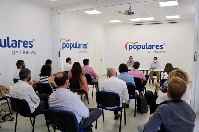 El Comité de Dirección del PP de Huelva.