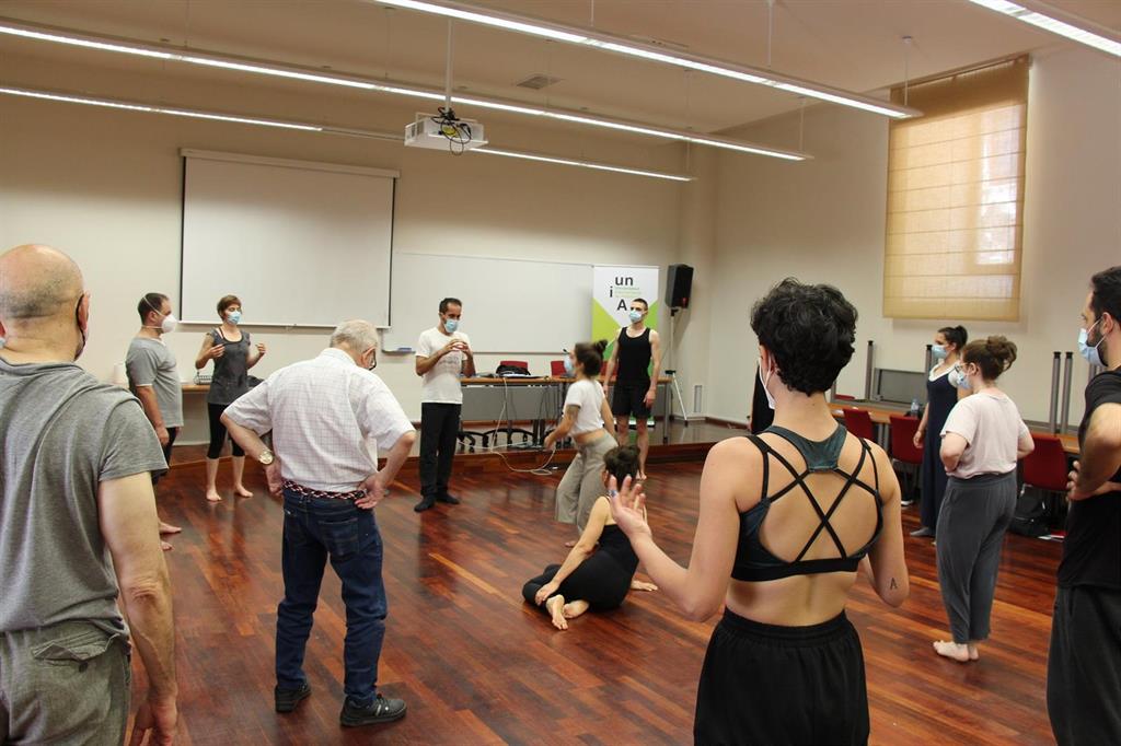 The UNIA School of Theater in Baeza (Jaén) ends the 2021 edition with 87 students in its six workshops