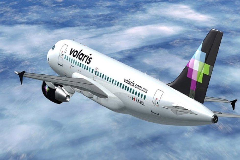 Archivo - Avión de Volaris.