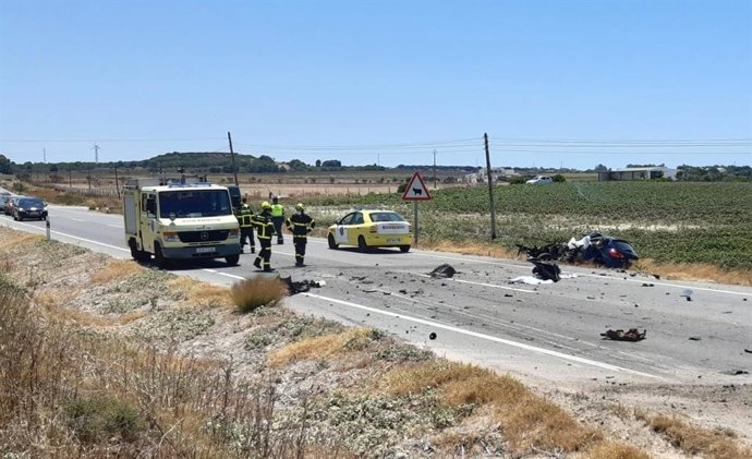 Accidente en la A-2001