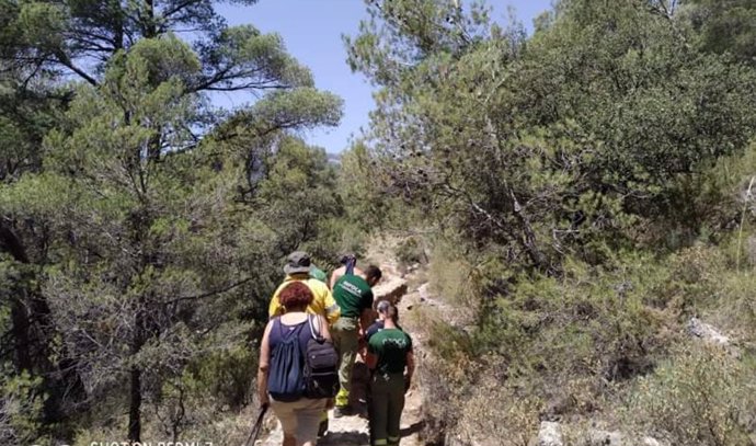 Rescate de una senderista en Laujar de Andarax (Almería)
