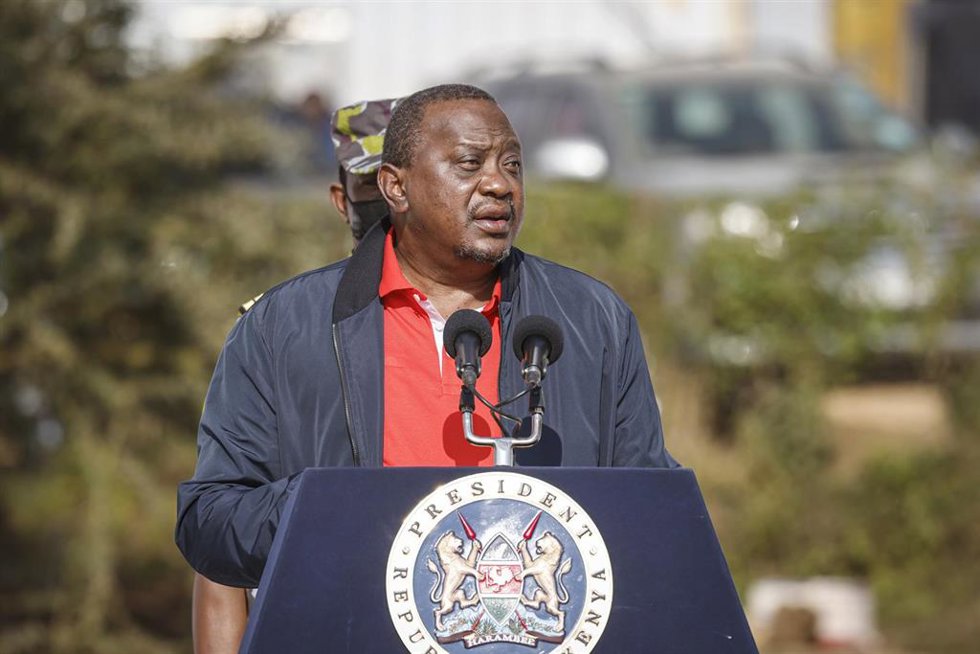 El presidente de Kenia, Uhuru Kenyatta