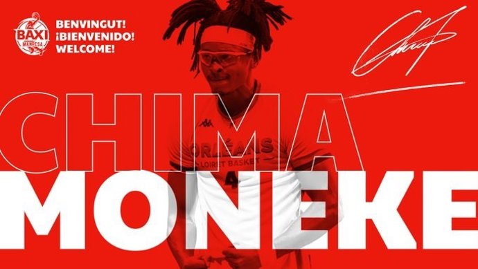 El Baxi Manresa se refuerza con el ala-pívot nigeriano Chima Moneke