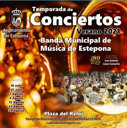 Concierto de verano de la banda municipal de música de Estepona