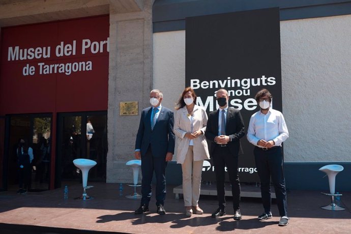 Inauguració del nou Museu del Port de Tarragona després d'una reforma integral. El 17 de juliol de 2021.