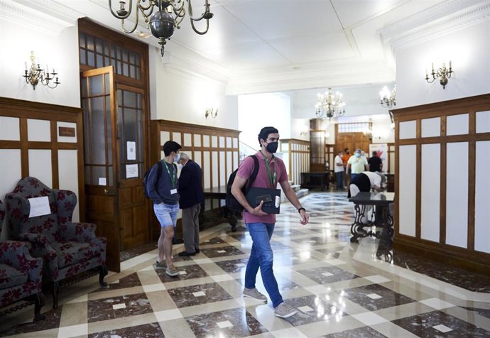 UIMP. Universidad Internacional Menéndez Pelayo. Aulas del Palacio de la Magdalena