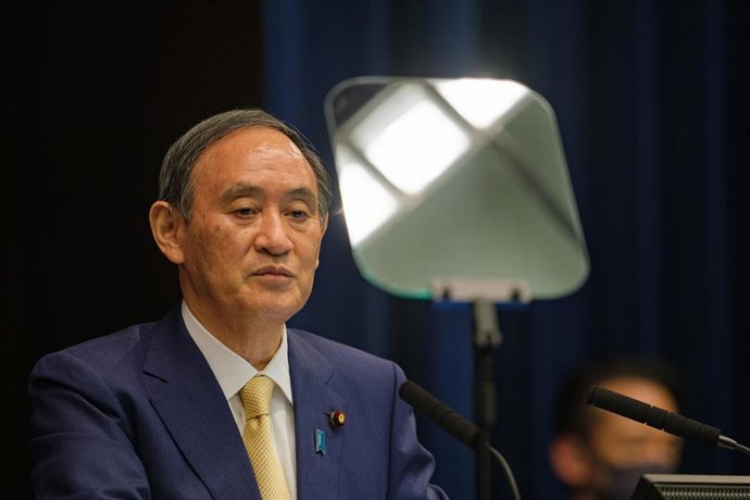 El primer ministro de Japón, Yoshihide Suga