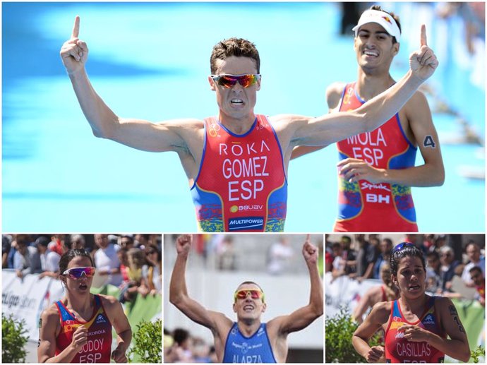 Los cinco triatletas españoles que competirán en Tokio