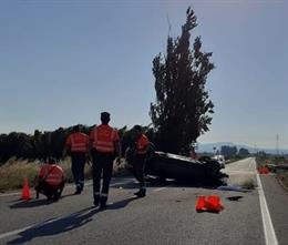 Imagen del accidente.