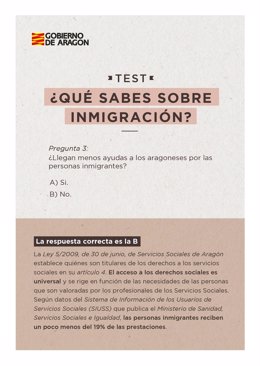 'Aragón Sin Bulos' Continúa Desmontando Con Datos E Información Las Falsas Creencias Sobre La Población Inmigrante.