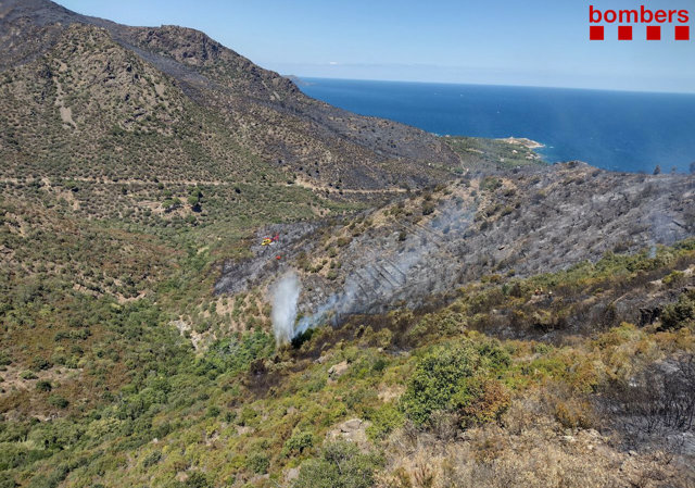 Incendio en Llançà (Girona)