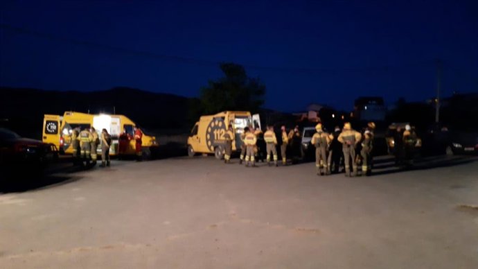 Coordinación en el incendio del monte de Yerga