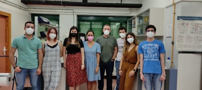 Responsables del estudio sobre la relación de las proteínas accesorias del SARS-CoV-2 y la generación de trombos.