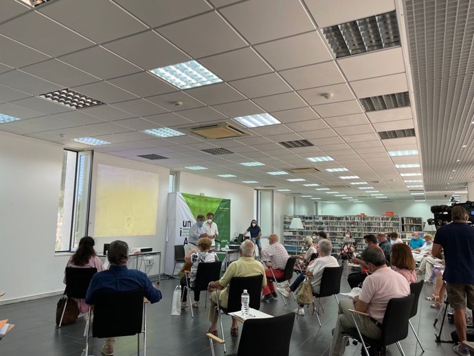 Alumnos en uno de los Cursos de Verano de la UNIA en su sede onubense.