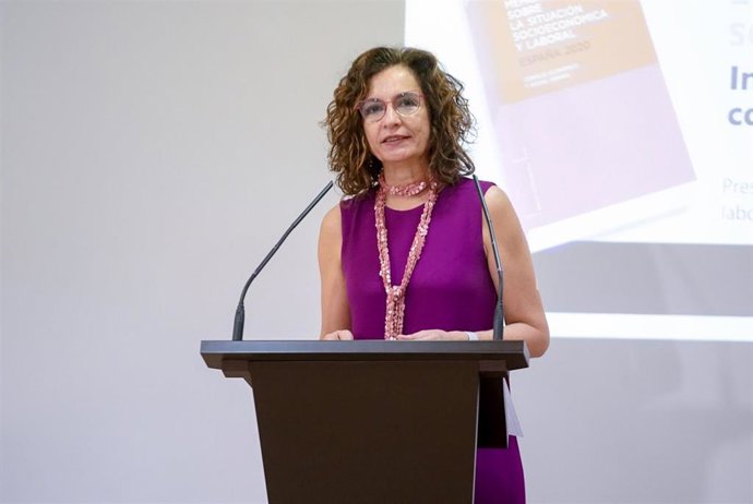 La ministra de Hacienda y Función Pública, María Jesús Montero.