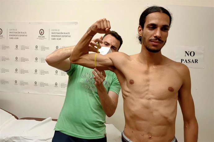 Prueba antropométrica de Mo Katir previa a los Juegos