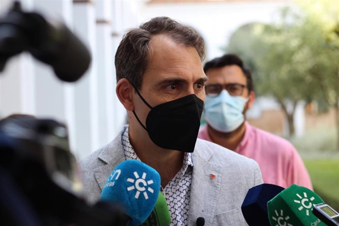 Toni Valero, coordinador de IU Andalucía y portavoz de Unidas Podemos por Andalucía, en una foto de archivo.