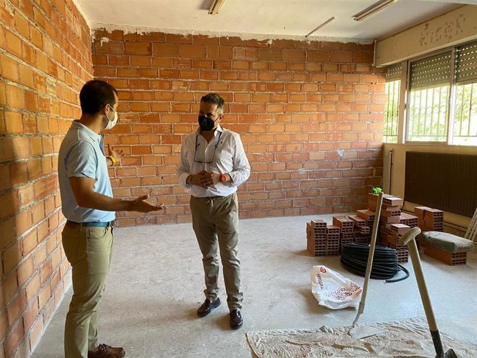 Visita a las obras en el IES Auringis