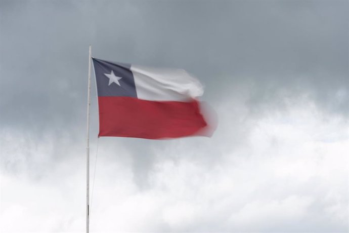 Archivo - Bandera de Chile.