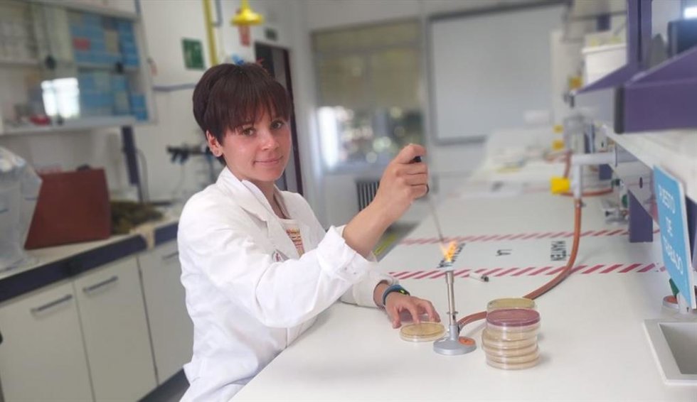 La investigadora, Alexandra Díez.