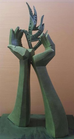 Boceto de la escultura