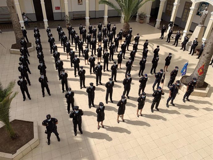 Acto de jura de 76 agentes de la Policía Nacional en Gran Canaria