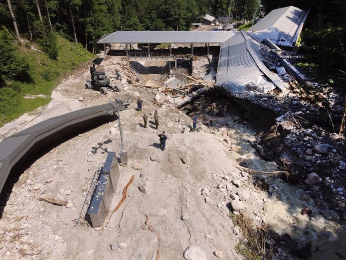 Imagen de archivo de las inundaciones en Alemania.