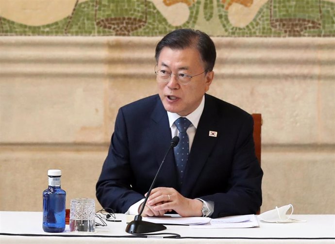 Archivo - El presidente surcoreano, Moon Jae In. 